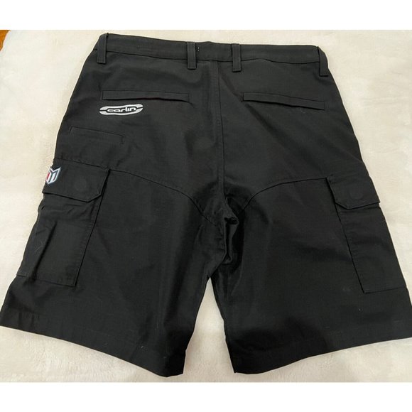 Marwin Sports Motorsport Performance Cargo Shorts 34  7 Pockets Black - Picture 6 of 11